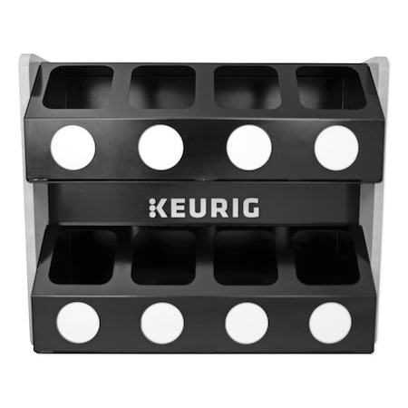 Keurig Premium K-Cup Pod Storage Rack 8-Sleeve, 16 x 21 x 18, Black 7662